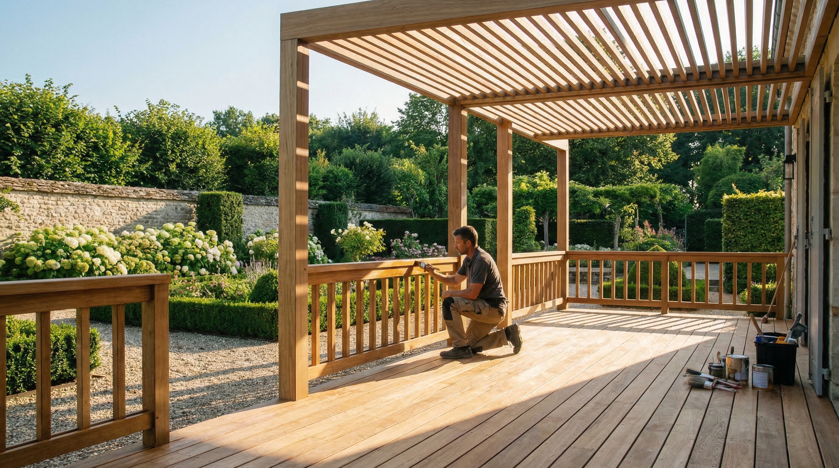 Terrasse béton
